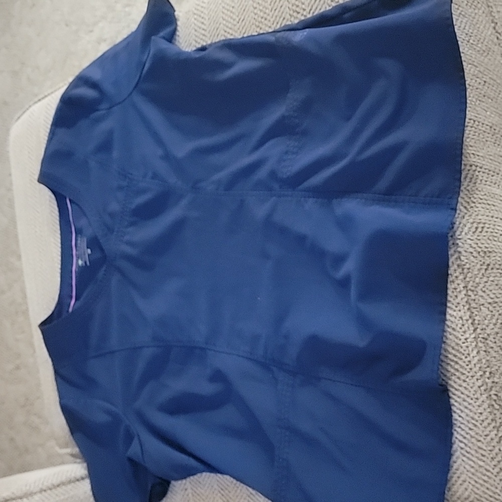 Purple label healing hands scrub top